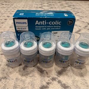 Anti-Colic Baby Bottles - White